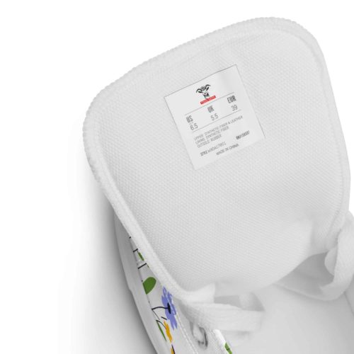 <strong>Dieses Design gibt es exklusiv nur hier im Onlineshop von Frau Hippe!</strong> | Dieses Design gibt es exklusiv nur hier im Onlineshop von Frau Hippe! | High-Top Leinenschuhe