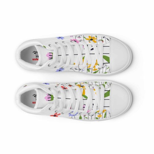 <strong>Dieses Design gibt es exklusiv nur hier im Onlineshop von Frau Hippe!</strong> | Dieses Design gibt es exklusiv nur hier im Onlineshop von Frau Hippe! | High-Top Leinenschuhe