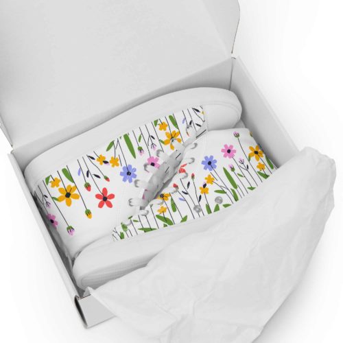 <strong>Dieses Design gibt es exklusiv nur hier im Onlineshop von Frau Hippe!</strong> | Dieses Design gibt es exklusiv nur hier im Onlineshop von Frau Hippe! | High-Top Leinenschuhe