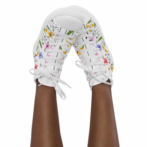 <strong>Dieses Design gibt es exklusiv nur hier im Onlineshop von Frau Hippe!</strong> | Dieses Design gibt es exklusiv nur hier im Onlineshop von Frau Hippe! | High-Top Leinenschuhe