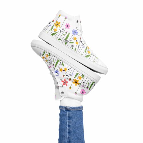 <strong>Dieses Design gibt es exklusiv nur hier im Onlineshop von Frau Hippe!</strong> | Dieses Design gibt es exklusiv nur hier im Onlineshop von Frau Hippe! | High-Top Leinenschuhe