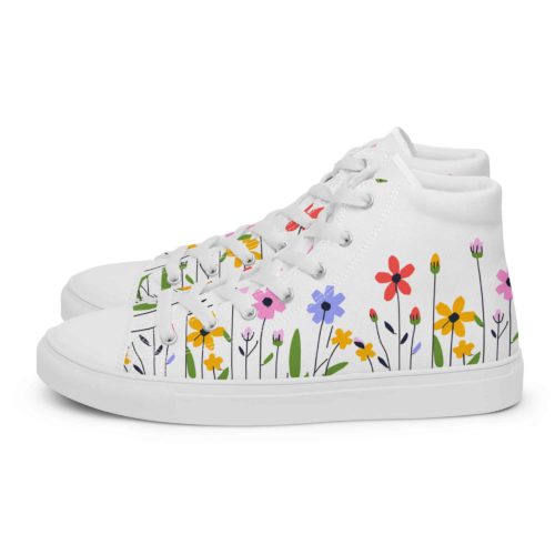 <strong>Dieses Design gibt es exklusiv nur hier im Onlineshop von Frau Hippe!</strong> | Dieses Design gibt es exklusiv nur hier im Onlineshop von Frau Hippe! | High-Top Leinenschuhe