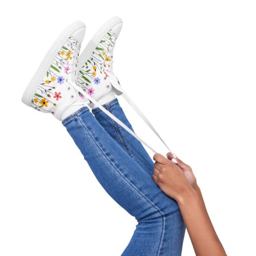 <strong>Dieses Design gibt es exklusiv nur hier im Onlineshop von Frau Hippe!</strong> | Dieses Design gibt es exklusiv nur hier im Onlineshop von Frau Hippe! | High-Top Leinenschuhe