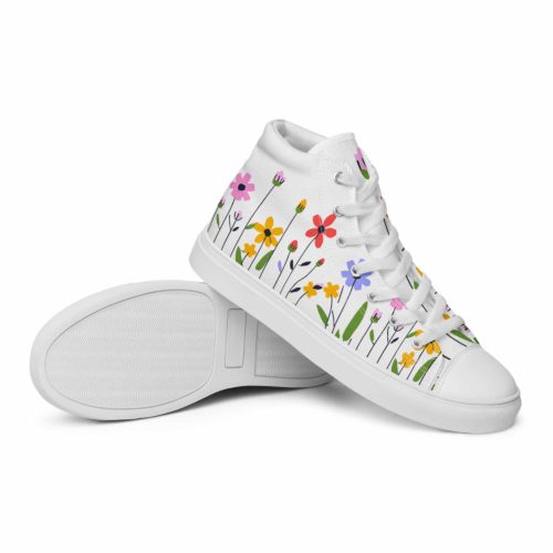<strong>Dieses Design gibt es exklusiv nur hier im Onlineshop von Frau Hippe!</strong> | Dieses Design gibt es exklusiv nur hier im Onlineshop von Frau Hippe! | High-Top Leinenschuhe