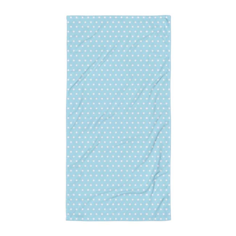 Strandtuch, Saunatuch, Badetuch Sky Blue 1 Strandtuch, Saunatuch, Badetuch Sky Blue Himmelblau mit Sternen für entspannte Stunden