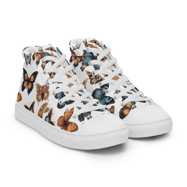 High Top Canvas - Baldegunde Butterfly
