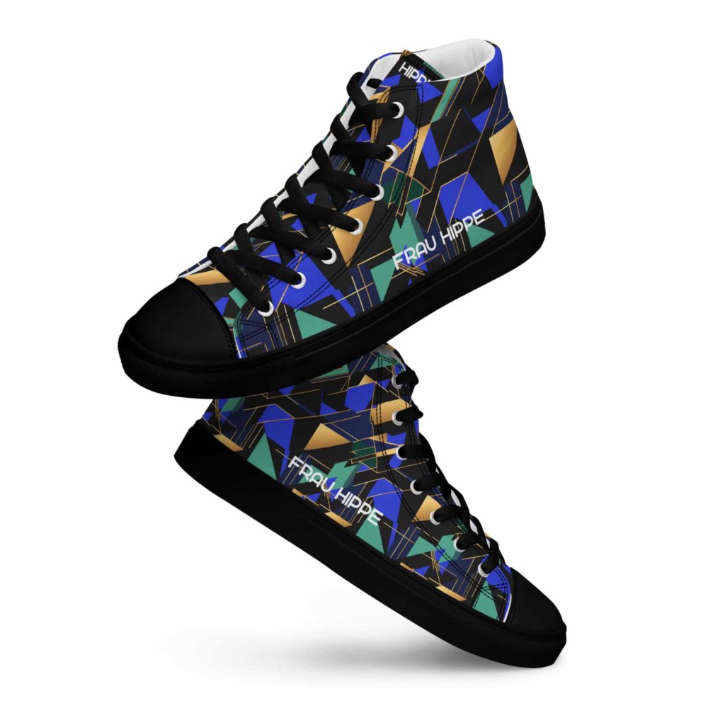 Men’s High Top Canvas – Georg Geometric – Bild 17