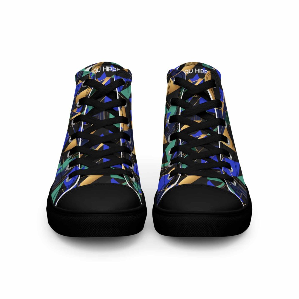 Men’s High Top Canvas – Georg Geometric – Bild 21