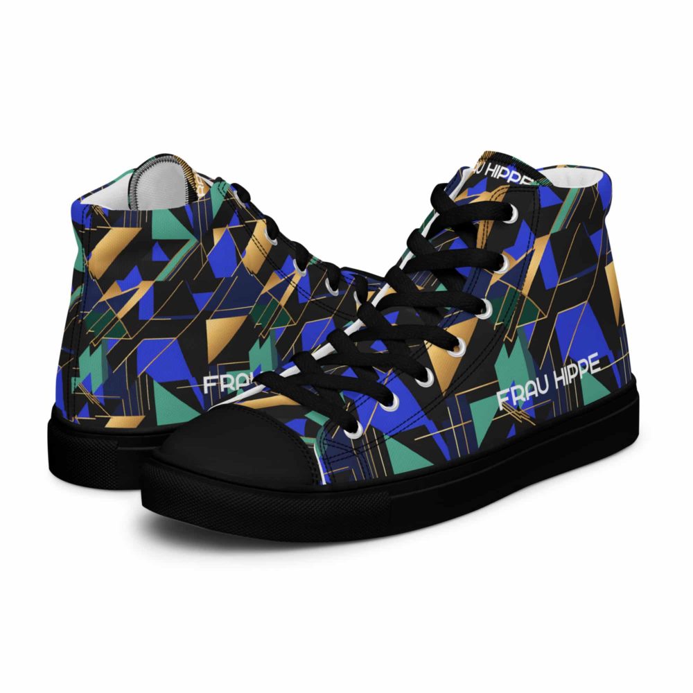 Men’s High Top Canvas – Georg Geometric – Bild 13