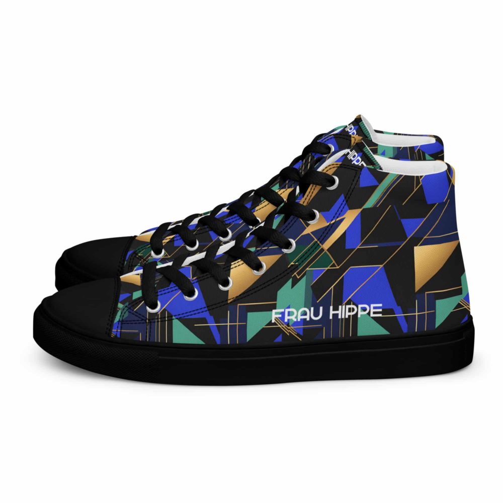 Men’s High Top Canvas – Georg Geometric – Bild 6