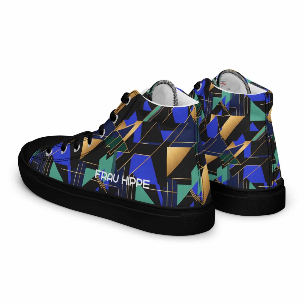 Men’s High Top Canvas – Georg Geometric – Bild 20