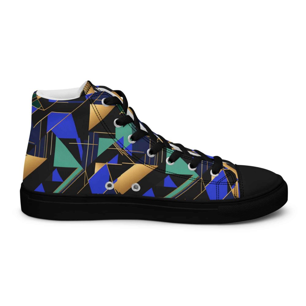 Men’s High Top Canvas – Georg Geometric – Bild 14