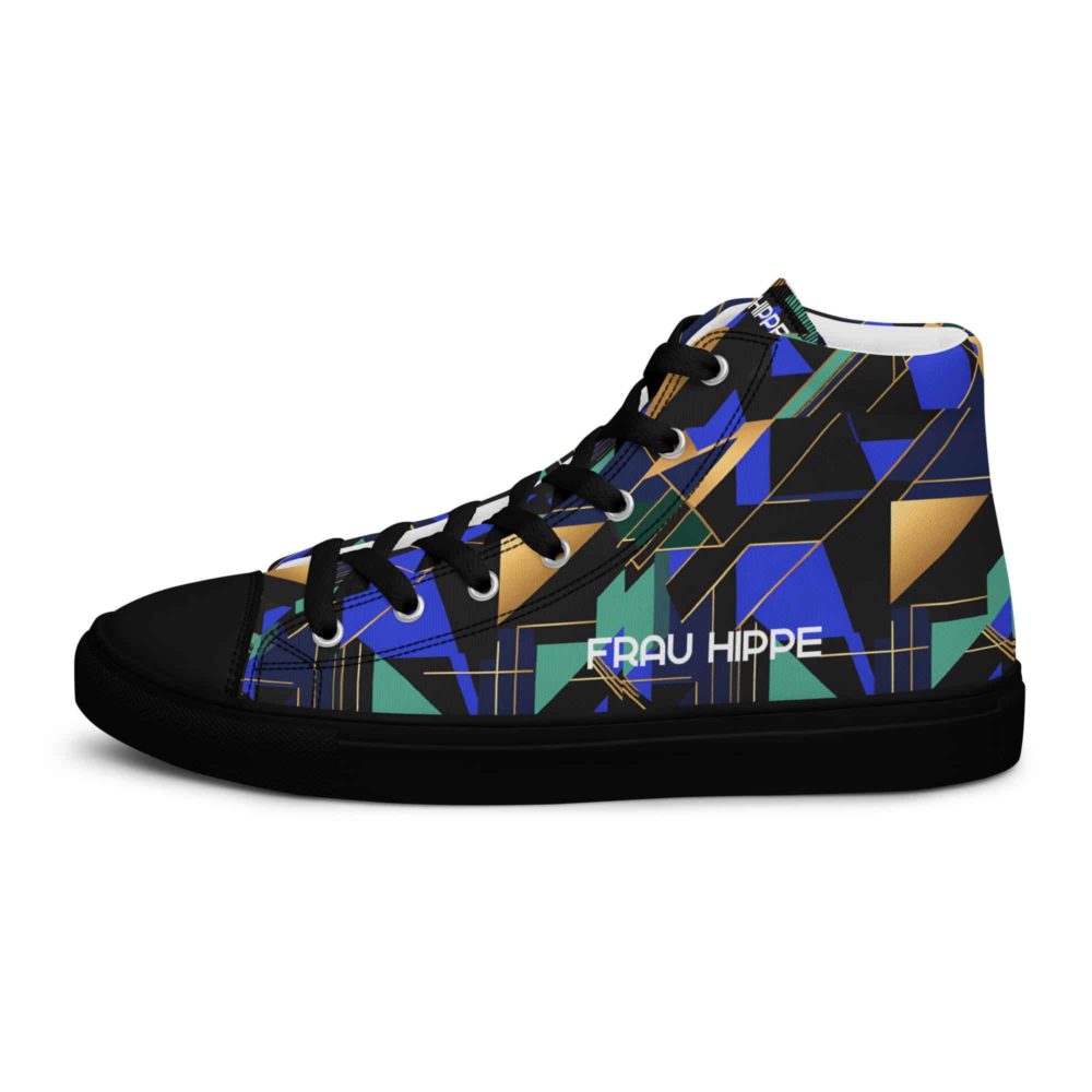 Men’s High Top Canvas – Georg Geometric – Bild 15