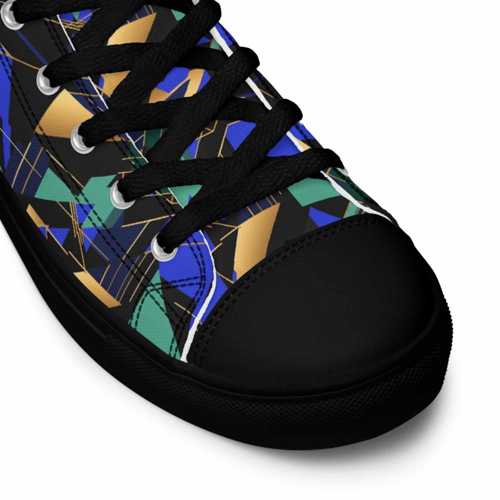 Men’s High Top Canvas – Georg Geometric – Bild 3