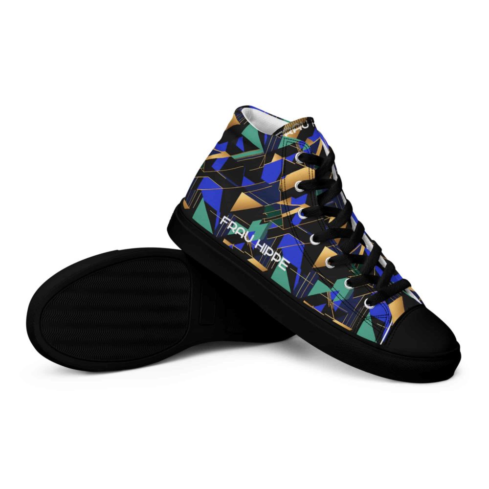 Men’s High Top Canvas – Georg Geometric – Bild 18