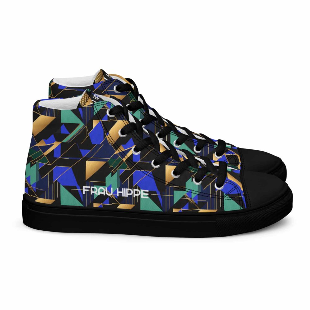 Men’s High Top Canvas – Georg Geometric – Bild 23