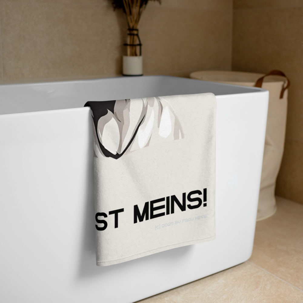Strandtuch Holger Hund | Saunatuch & Badetuch mit exklusivem Design