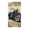 Badetuch Bad Old Biker – Für echte Kerle, die Freiheit lieben