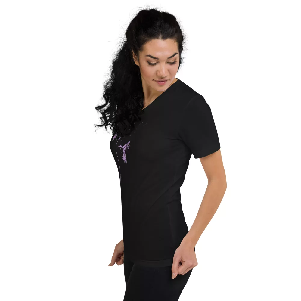 Girls V-Short Sleeve – Kolibris | Leicht wie ein Vogel, stylisch wie du!