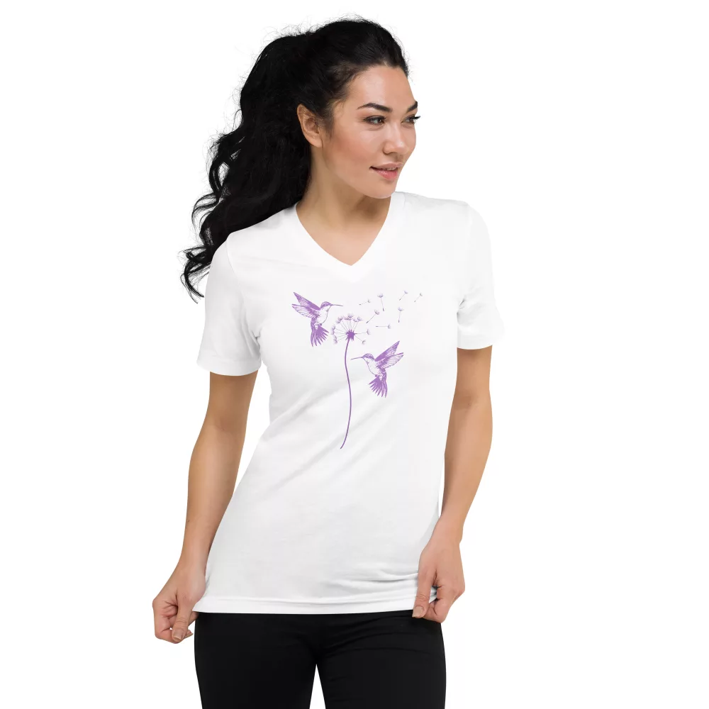 Girls V-Short Sleeve – Kolibris | Leicht wie ein Vogel, stylisch wie du!
