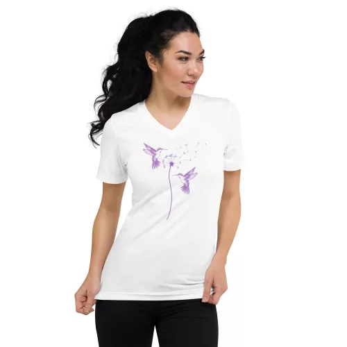Girls V-Short Sleeve – Kolibris | Leicht wie ein Vogel, stylisch wie du!