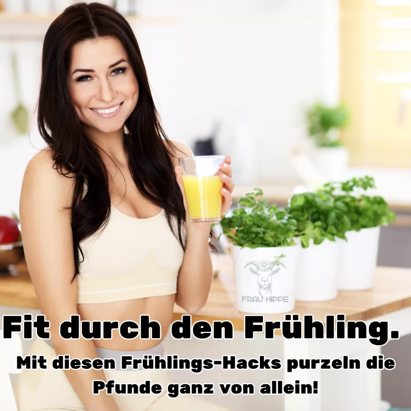 Fit durch den Frühling. Mit diesen Frühlings-Hacks purzeln die Pfunde ganz von allein!