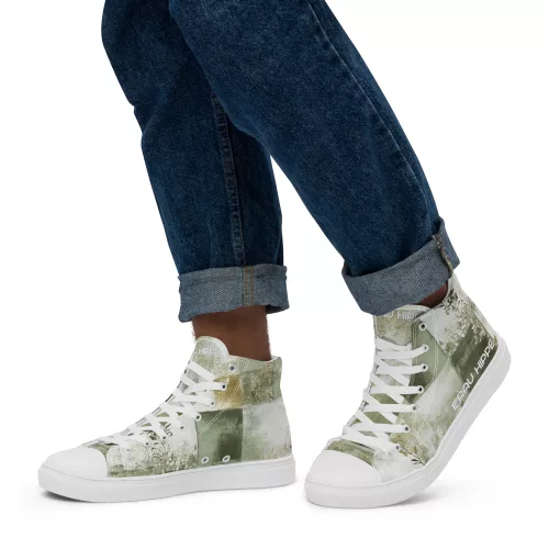 Nachhaltige Herren High-Top Sneaker Gösta Grønn mit EVA-Sohle – exklusiv bei Frau Hippe