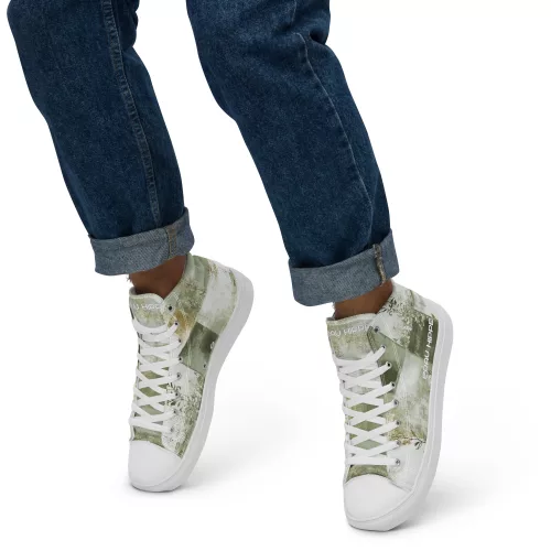 Nachhaltige Herren High-Top Sneaker Gösta Grønn mit EVA-Sohle – exklusiv bei Frau Hippe