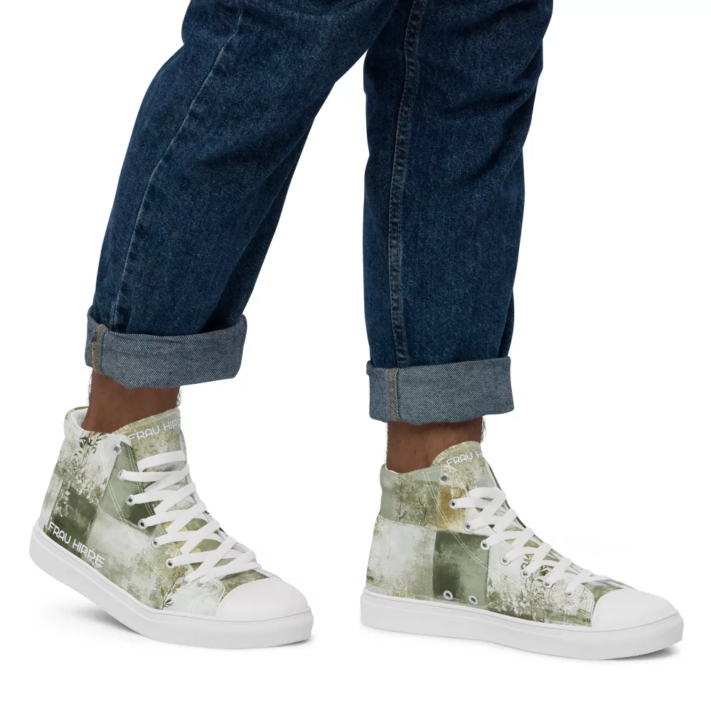 Nachhaltige Herren High-Top Sneaker Gösta Grønn mit EVA-Sohle – exklusiv bei Frau Hippe