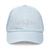 Beechfield Cap.Unisex Baseballcap in soften Pastellfarben mit „Bad Hair Day“-Stick aus 100 % Chino-Baumwolle – nachhaltig produziert, exklusiv bei Frau Hippe