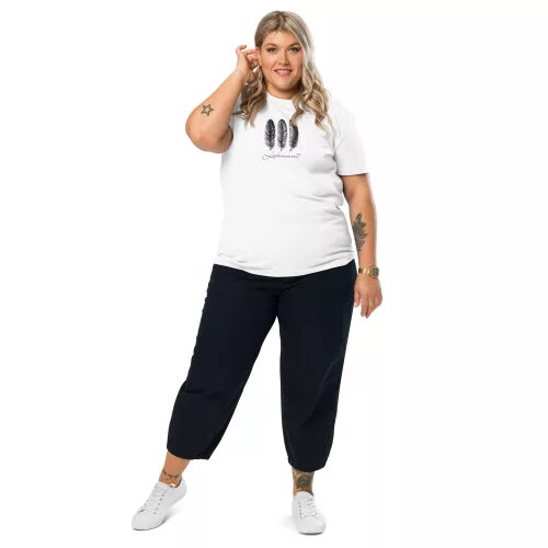 Girls Shirt – Liebenswert | Nachhaltiges Bio-Baumwollshirt mit Print – exklusiv bei Frau Hippe