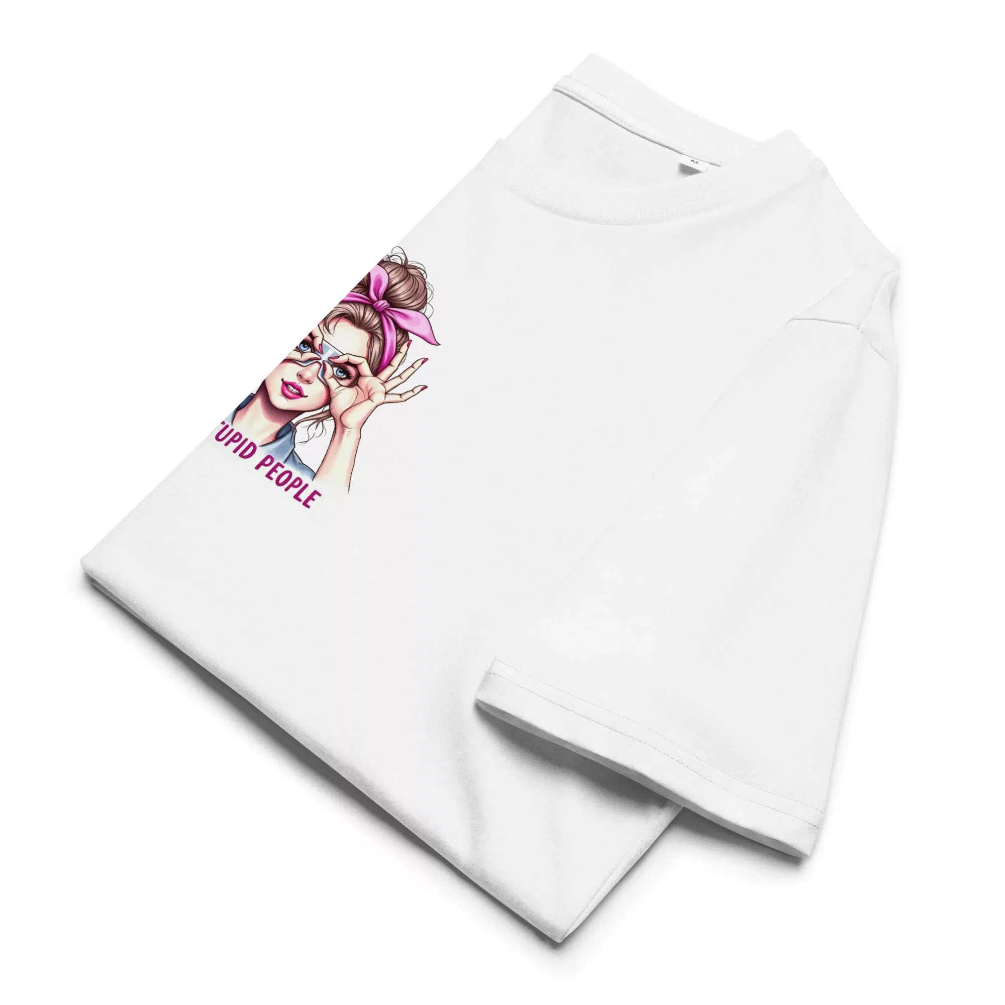 Girls Shirt - I See Stupid People 6 I See Stupid People – sarkastisches Statement-Shirt aus Bio-Baumwolle