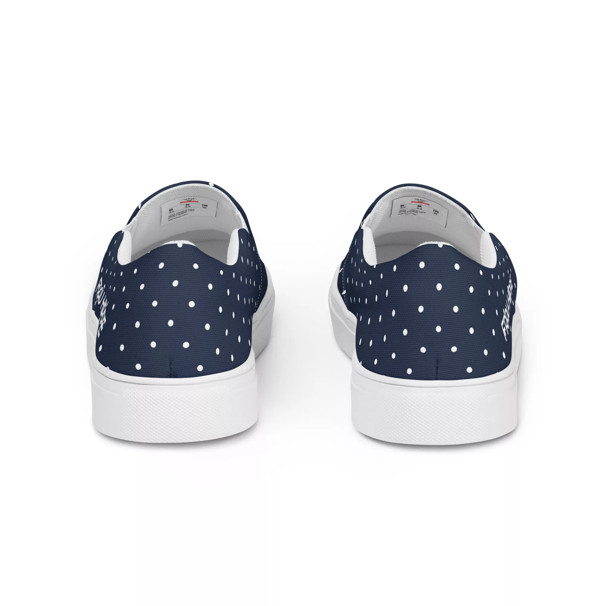 Girls Canvas Slipper - Ingrid Prikkvold 9 Ingrid Prikkvold – nachhaltige maritime Sommer-Slipper mit Polka Dots für Damen