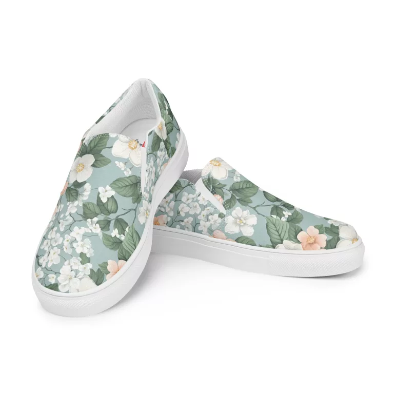 Finia Flower Canvas Slipper – Slip-ons, die nicht jeder hat