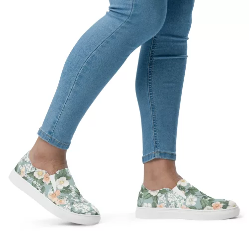 Finia Flower Canvas Slipper – Slip-ons, die nicht jeder hat