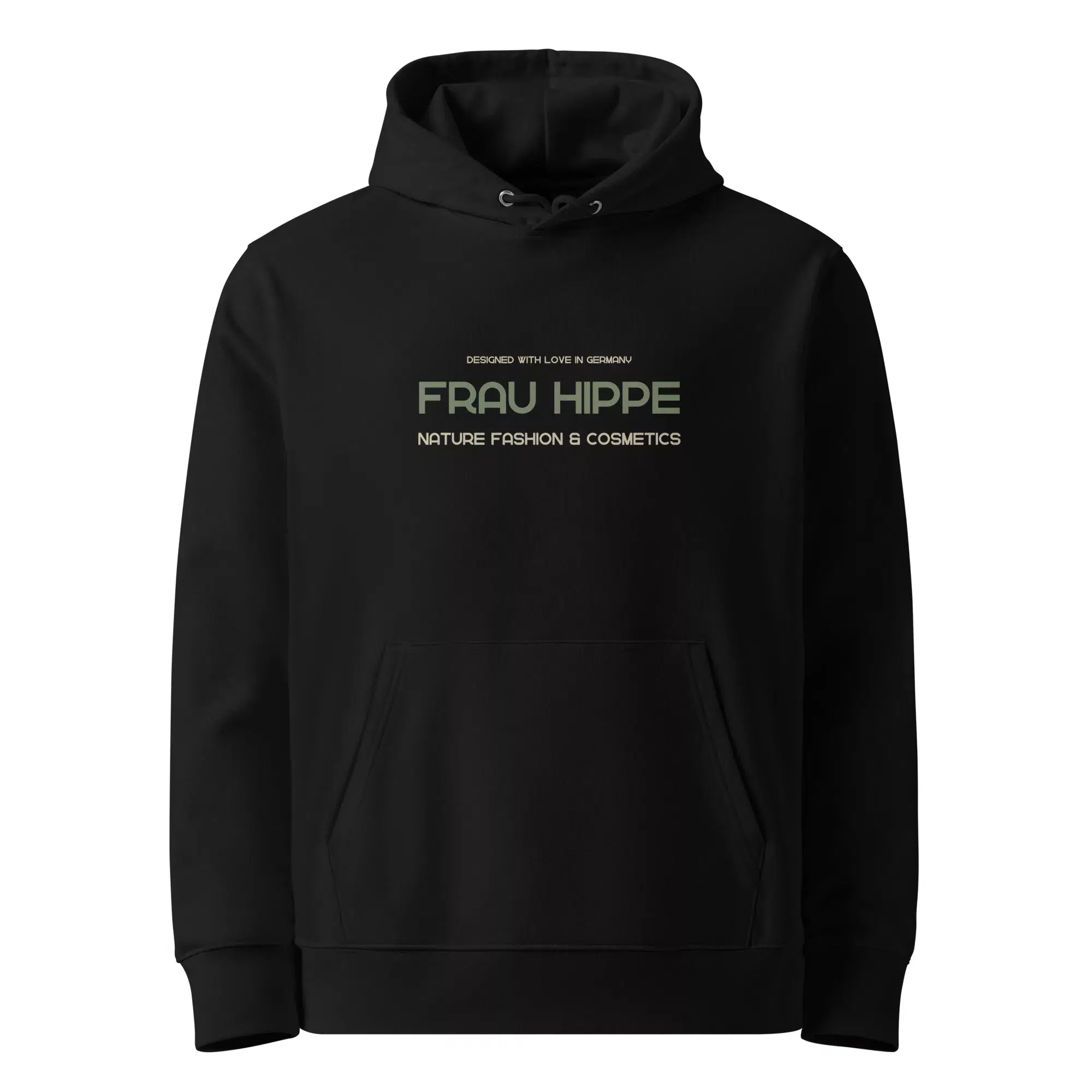 Frau Hippe "Fan" Hoodie - 4 Farben 4 Frau Hippe Fan Hoodie - 100 % Bio-Baumwolle, 5 Größen, 4 Farben. Nachhaltig & stylisch – exklusiv und made-to-order.