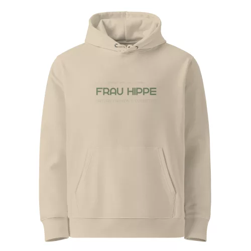 Frau Hippe "Fan" Hoodie - 4 Farben 21 Frau Hippe Fan Hoodie - 100 % Bio-Baumwolle, 5 Größen, 4 Farben. Nachhaltig & stylisch – exklusiv und made-to-order.