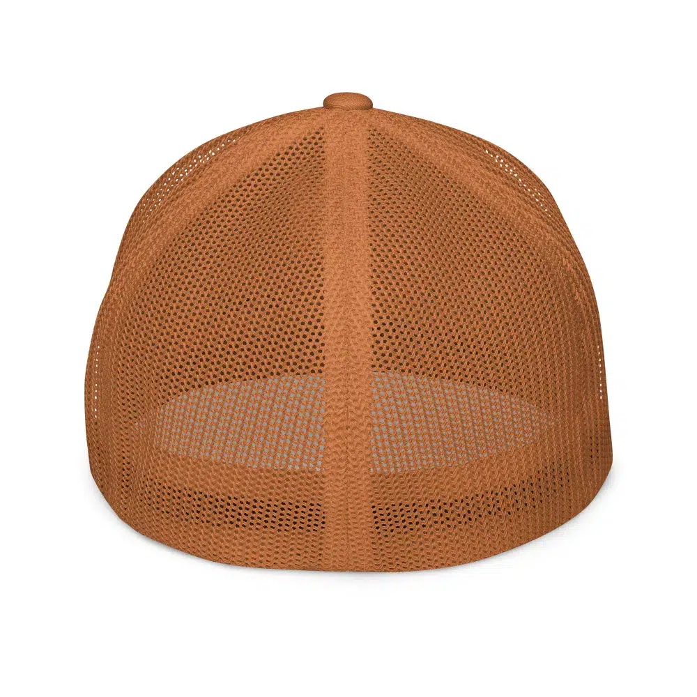 Freche Trucker-Cap „Bad Hair Day“ von Frau Hippe. Flexfit 6511, Unisex, elastisch, atmungsaktiv mit großem Stick. Dein Statement für schlechte Haartage – und gute Laune.