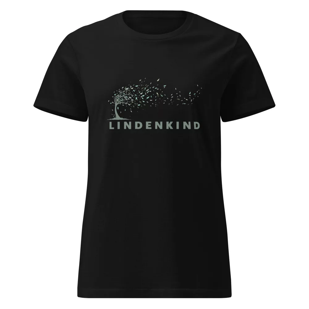 Lindenkind Girls Softstyle T-Shirt No. 03: Lockerer Sitz, weiches Material, hochwertiger Druck. Exklusiv bei Frau Hippe. Perfekt für Alltag, Büro und Auszeit. In Schwarz oder Weiß.