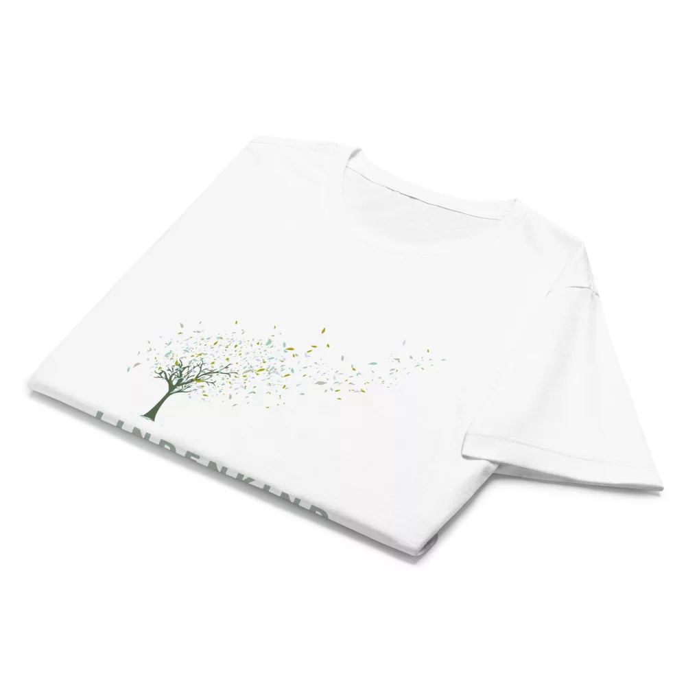 Lindenkind Girls Softstyle T-Shirt No. 02 – nachhaltig, OEKO-TEX zertifiziert, weich & leicht tailliert. Exklusiver Naturprint, kein Lagerbestand, nur auf Bestellung.