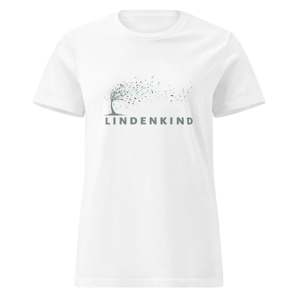 Lindenkind Girls Softstyle T-Shirt No. 03: Lockerer Sitz, weiches Material, hochwertiger Druck. Exklusiv bei Frau Hippe. Perfekt für Alltag, Büro und Auszeit. In Schwarz oder Weiß.
